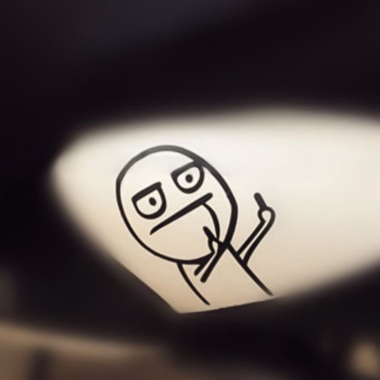 Mittelfinger Aufkleber