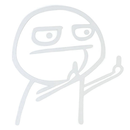 Mittelfinger Aufkleber