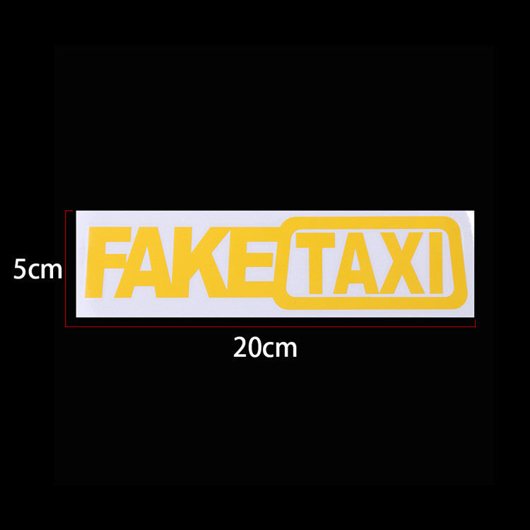 Fake Taxi Aufkleber