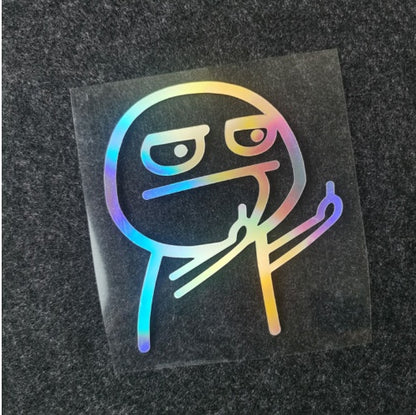 Mittelfinger Aufkleber